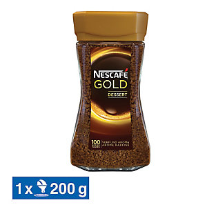 Fles oploskoffie Nescafé Gold Dessert 200 g