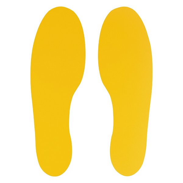 Floor signal marker pallet direction flow, yellow, pack of 100 - 8