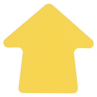 Floor signal marker pallet direction flow, yellow, pack of 100 - 1