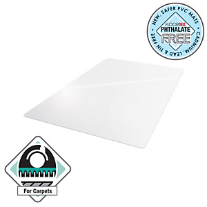 Floortex Cleartex® Cleartex® AdvantageMat Alfombrilla protectora para sillas, rectangular, 900 mm x 1200 mm, antimicrobiana, alfombras, PVC 100 % reciclable, transparente Floortex Cleartex® Cleartex® AdvantageMat Alfombrilla protectora para sillas, rectangular, 900 mm x 1200 mm, antimicrobiana, alfombras, PVC 100 % reciclable, transparente
