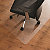 Floortex Cleartex® Cleartex Ultimat Alfombrilla protectora para sillas hecha de policarbonato para suelos duros, rectangular, 120 x 150 cm, transparente - 3