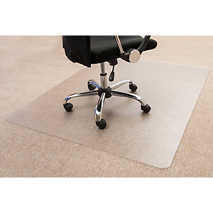 Floortex Cleartex® Tappeto salvamoquette in policarbonato, Trasparente, 120 x 150 cm Floortex Cleartex® Tappeto salvamoquette in policarbonato, Trasparente, 120 x 150 cm