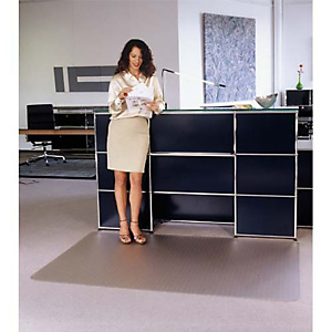 FLOORTEX Tapis en PVC pour sol dur 120 x 150 cm FLOORTEX Tapis en PVC pour sol dur 120 x 150 cm