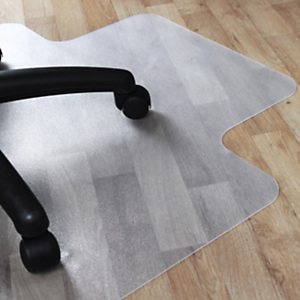 FLOORTEX Tappeto salvapavimento a U ValueMat™ in PVC, 120 x 130 cm con linguetta, Trasparente FLOORTEX Tappeto salvapavimento a U ValueMat™ in PVC, 120 x 130 cm con linguetta, Trasparente