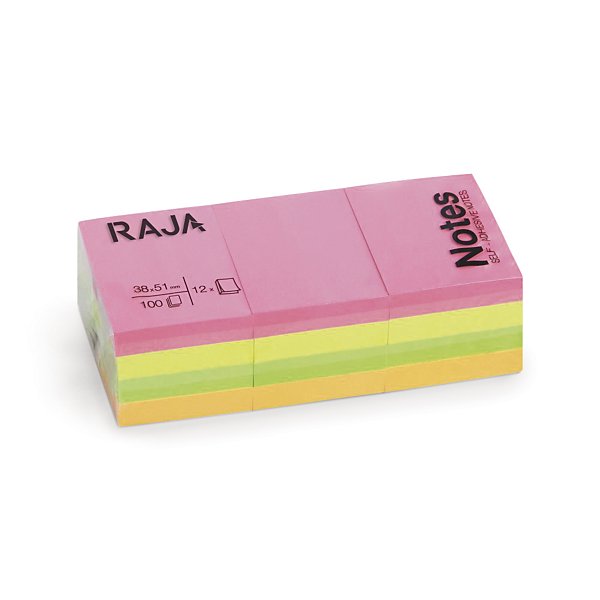 Foglietti adesivi riposizionabili colorati RAJA - 2
