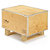 Foldable plywood export box with pallet, 780x580x580mm - 1