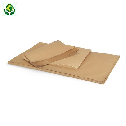 Folhas de papel kraft natural qualidade 70 gr/m² RAJA - 1