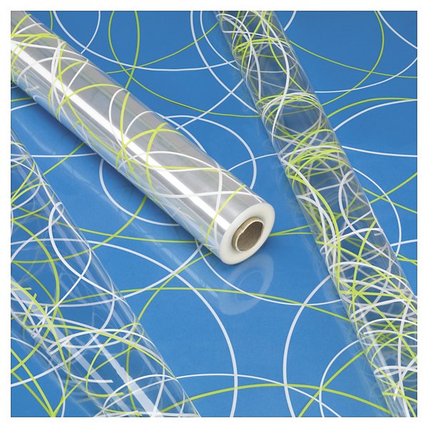 Folia ozdobna w srebrne gwiazdki 800 mm x 120 m - 3