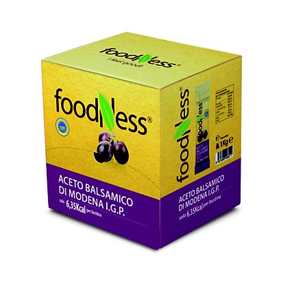 foodNess® Aceto Balsamico di Modena IGP confezionato in bustina monodose, 5 ml (confezione 100 pezzi)