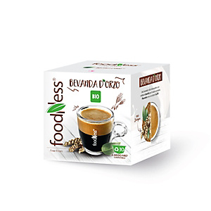 foodNess® Capsula Bevanda d'Orzo Bio, Compatibile Lavazza A Modo Mio®* (confezione 10 capsule) foodNess® Capsula Bevanda d'Orzo Bio, Compatibile Lavazza A Modo Mio®* (confezione 10 capsule)