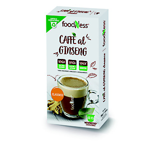 foodNess® Capsula Ginseng Classico, Compatibile Nespresso®* (confezione 10 capsule) foodNess® Capsula Ginseng Classico, Compatibile Nespresso®* (confezione 10 capsule)