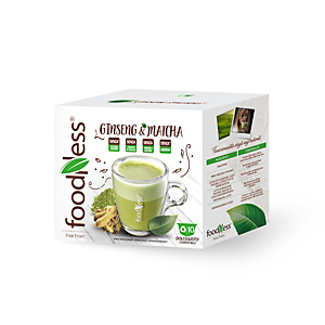 foodNess® Capsula Ginseng & Matcha, Compatibile Dolcegusto®* (confezione 10 capsule) foodNess® Capsula Ginseng & Matcha, Compatibile Dolcegusto®* (confezione 10 capsule)