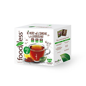 foodNess® Capsula Tè nero Limone & Zafferano, Compatibile Dolcegusto®* (confezione 10 capsule)