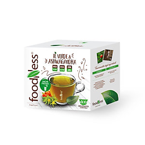 foodNess® Capsula Tè verde & Ashwagandha, Compatibile Dolcegusto®* (confezione 10 capsule)