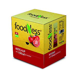 foodNess® Salsa Ketchup confezionata in bustina monodose, 12 ml (confezione 100 pezzi)
