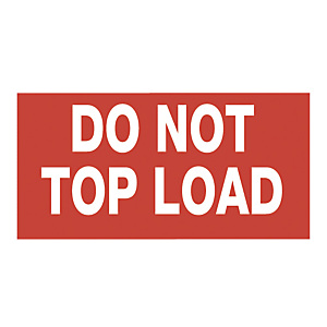 Forsendelsesetiketter - Do not topload Forsendelsesetiketter - Do not topload
