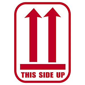Forsendelsesetiketter - This side up Forsendelsesetiketter - This side up