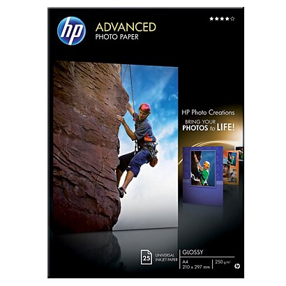 Fotopapier HP Advanced Q5456A A4 250g inkjet, set 25 vellen