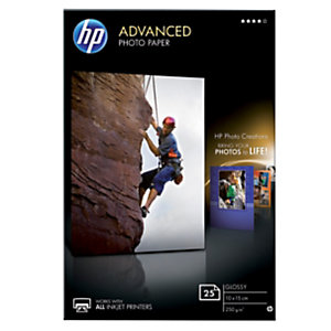 Fotopapier HP Advanced Q8691A 10 x 15 inkjet, set 25 vellen