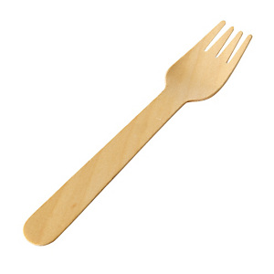 Fourchettes bois 16 cm, lot de 100 Fourchettes bois 16 cm, lot de 100