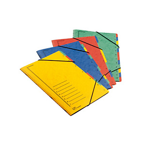FRASCHINI Classificatore numerico 1/7 - 7 scomparti - con elastici - 24x34 cm - colori assortiti FRASCHINI Classificatore numerico 1/7 - 7 scomparti - con elastici - 24x34 cm - colori assortiti