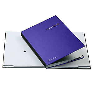 FRASCHINI Libro firma - 14 intercalari - 24x34 cm - blu FRASCHINI Libro firma - 14 intercalari - 24x34 cm - blu