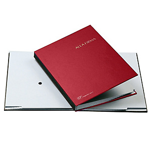 FRASCHINI Libro firma - 14 intercalari - 24x34 cm - rosso - Fraschini FRASCHINI Libro firma - 14 intercalari - 24x34 cm - rosso - Fraschini