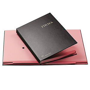 FRASCHINI Libro firma - 14 intercalari rinforzati - 24x34 cm - nero - Fraschini FRASCHINI Libro firma - 14 intercalari rinforzati - 24x34 cm - nero - Fraschini