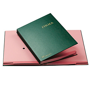 FRASCHINI Libro firma - 14 intercalari rinforzati - 24x34 cm - verde - Fraschini FRASCHINI Libro firma - 14 intercalari rinforzati - 24x34 cm - verde - Fraschini