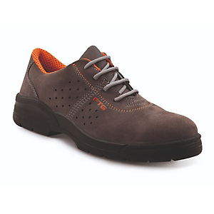 FTG SAFETY SHOES Scarpa da lavoro antinfortunistica bassa RODI S1P SRC, Taglia 36, Marrone (paio)