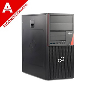 Fujitsu PC D756 Tower i5-6400, DDR4 8GB, SSD 480GB, Win 10 Pro MAR, Ricondizionato Classe A Fujitsu PC D756 Tower i5-6400, DDR4 8GB, SSD 480GB, Win 10 Pro MAR, Ricondizionato Classe A