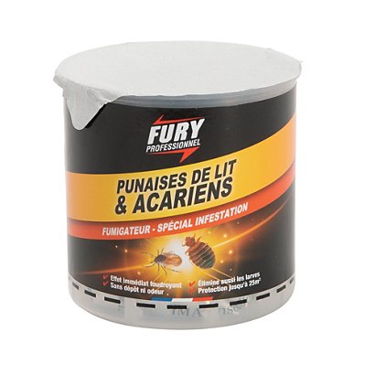 FURY Fumigateur punaises de lit et acariens Fury 25 m²