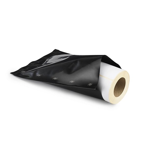 Gaine plastique noir opaque 100 microns 50% recyclé 100 mm x350 m - 2