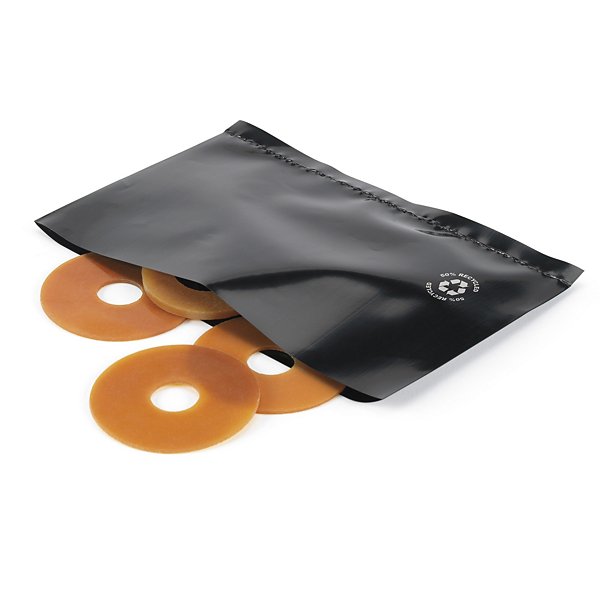 Gaine plastique noir opaque 100 microns recyclé - 4