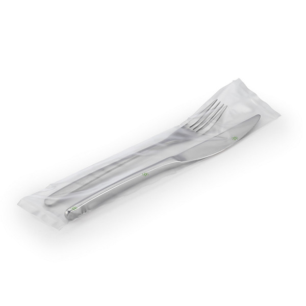 Gaine plastique transparent 100 microns 50% recyclé 40 mm x350 m - 1
