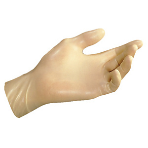 Gants jetables latex poudrés 1er prix taille 9, boite de 100 Gants jetables latex poudrés 1er prix taille 9, boite de 100