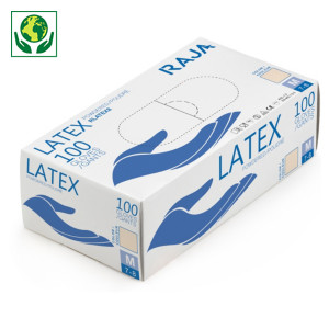 Gants latex RAJA Gants latex RAJA