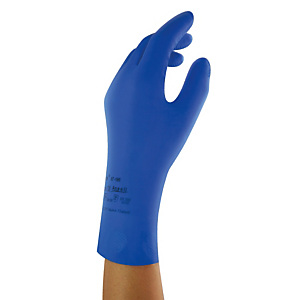Gants de Ménage Ansell anti-allergies Versatouch 87-195, Taille 9, lot de 12 paires Gants de Ménage Ansell anti-allergies Versatouch 87-195, Taille 9, lot de 12 paires