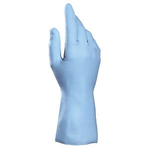 Gants de ménage Mapa Vital 117 bleus taille 6, lot de 10 paires Gants de ménage Mapa Vital 117 bleus taille 6, lot de 10 paires