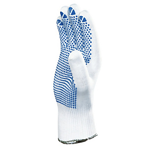 Gants tricot polyamide Delta Plus picots PVC, taille 7, lot de 12 paires Gants tricot polyamide Delta Plus picots PVC, taille 7, lot de 12 paires