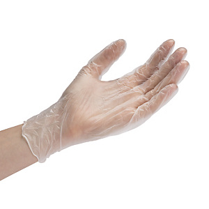 Gants en vinyle poudré T7