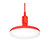 Garza Pendant Lámpara de techo LED 12 W roja - 1