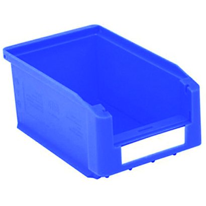 Gaveta de plástico para almacén 0,8 litros, azul