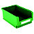 Gaveta de plástico para almacén 24 litros, verde - 1