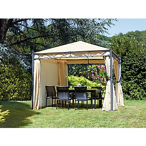 Gazebo quadrato Forty, 3 x 3 m, Sabbia/Ecrù Gazebo quadrato Forty, 3 x 3 m, Sabbia/Ecrù