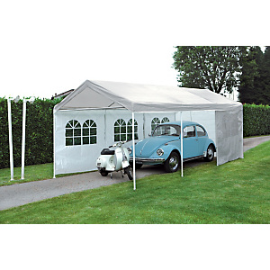 Gazebo rettangolare Car Parking, 3 x 6 m, Bianco Gazebo rettangolare Car Parking, 3 x 6 m, Bianco