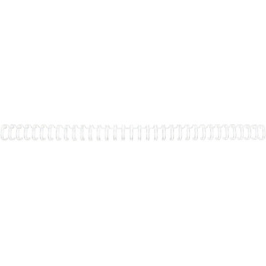 GBC Dorsi metallici a 34 anelli, Diametro 11 mm, Capacità 100 fogli, Bianco (confezione 100 pezzi) GBC Dorsi metallici a 34 anelli, Diametro 11 mm, Capacità 100 fogli, Bianco (confezione 100 pezzi)