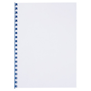 GBC Dorsi plastici a 21 anelli CombBind, ø 8 mm, Capacità 45 fogli, Blu (confezione 100 pezzi) GBC Dorsi plastici a 21 anelli CombBind, ø 8 mm, Capacità 45 fogli, Blu (confezione 100 pezzi)