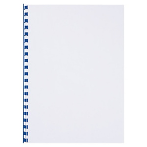 GBC Dorsi plastici a 21 anelli CombBind, Diametro 10 mm, Capacità 65 fogli, Blu (confezione 100 pezzi) GBC Dorsi plastici a 21 anelli CombBind, Diametro 10 mm, Capacità 65 fogli, Blu (confezione 100 pezzi)