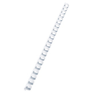 GBC Dorsi plastici a 21 anelli CombBind, Diametro 12 mm, Capacità 95 fogli, Bianco (confezione 100 pezzi) GBC Dorsi plastici a 21 anelli CombBind, Diametro 12 mm, Capacità 95 fogli, Bianco (confezione 100 pezzi)